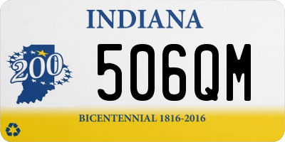 IN license plate 506QM