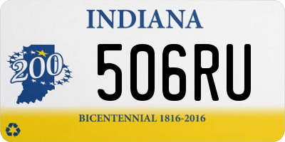 IN license plate 506RU