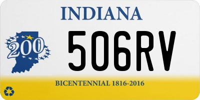 IN license plate 506RV