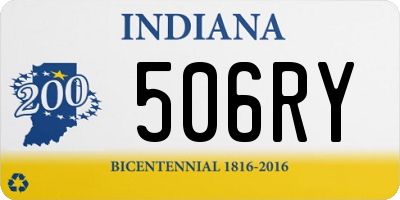 IN license plate 506RY
