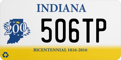 IN license plate 506TP