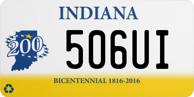 IN license plate 506UI