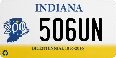 IN license plate 506UN