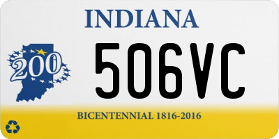 IN license plate 506VC