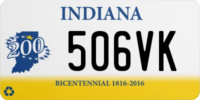 IN license plate 506VK