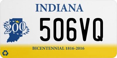 IN license plate 506VQ