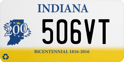 IN license plate 506VT