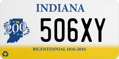 IN license plate 506XY