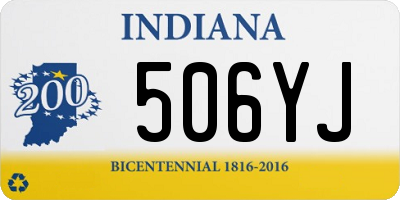 IN license plate 506YJ