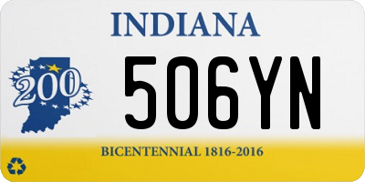 IN license plate 506YN
