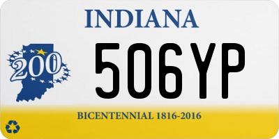 IN license plate 506YP