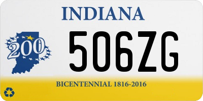 IN license plate 506ZG