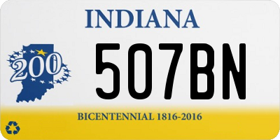 IN license plate 507BN