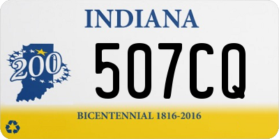 IN license plate 507CQ