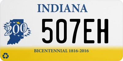 IN license plate 507EH