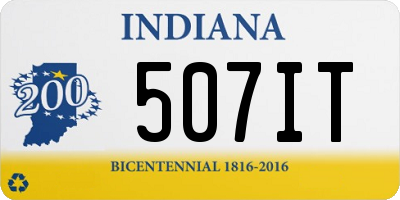 IN license plate 507IT