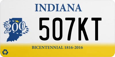 IN license plate 507KT