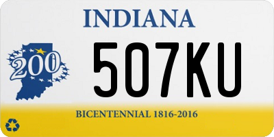 IN license plate 507KU