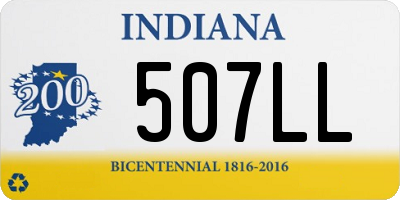 IN license plate 507LL