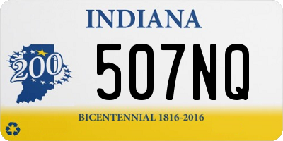 IN license plate 507NQ