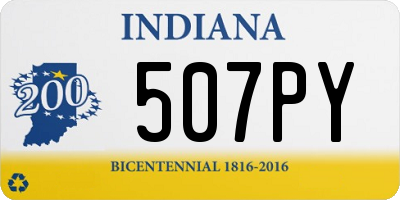 IN license plate 507PY