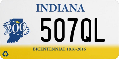 IN license plate 507QL