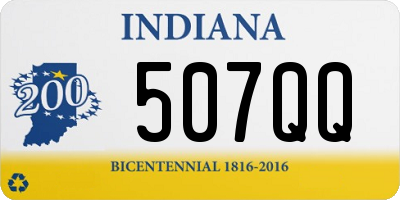 IN license plate 507QQ