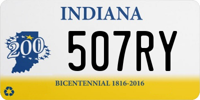 IN license plate 507RY