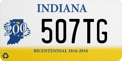 IN license plate 507TG