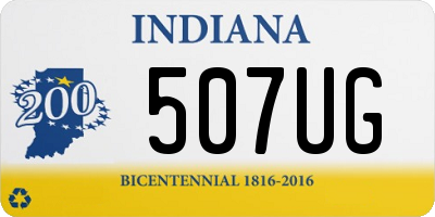 IN license plate 507UG