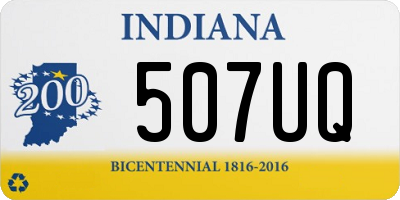 IN license plate 507UQ