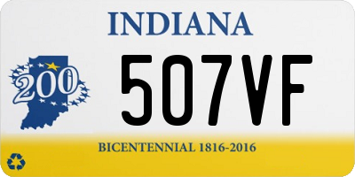 IN license plate 507VF