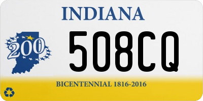 IN license plate 508CQ