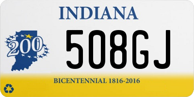 IN license plate 508GJ