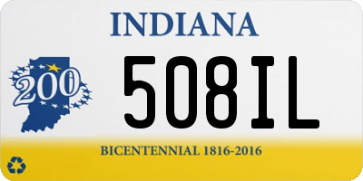 IN license plate 508IL