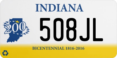 IN license plate 508JL