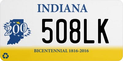 IN license plate 508LK