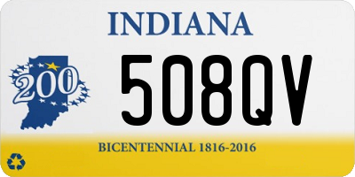 IN license plate 508QV