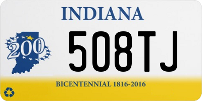 IN license plate 508TJ