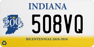 IN license plate 508VQ