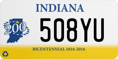 IN license plate 508YU