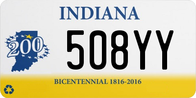 IN license plate 508YY