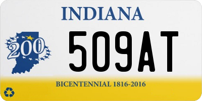 IN license plate 509AT