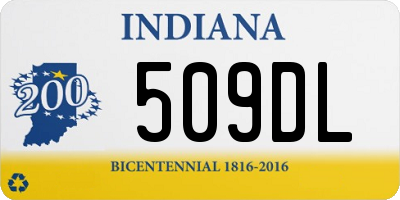 IN license plate 509DL