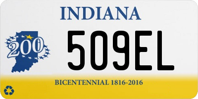 IN license plate 509EL