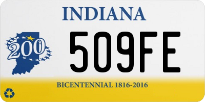 IN license plate 509FE