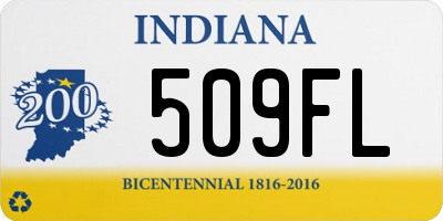 IN license plate 509FL