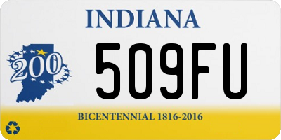 IN license plate 509FU