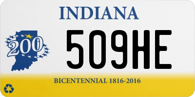 IN license plate 509HE