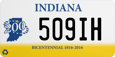 IN license plate 509IH